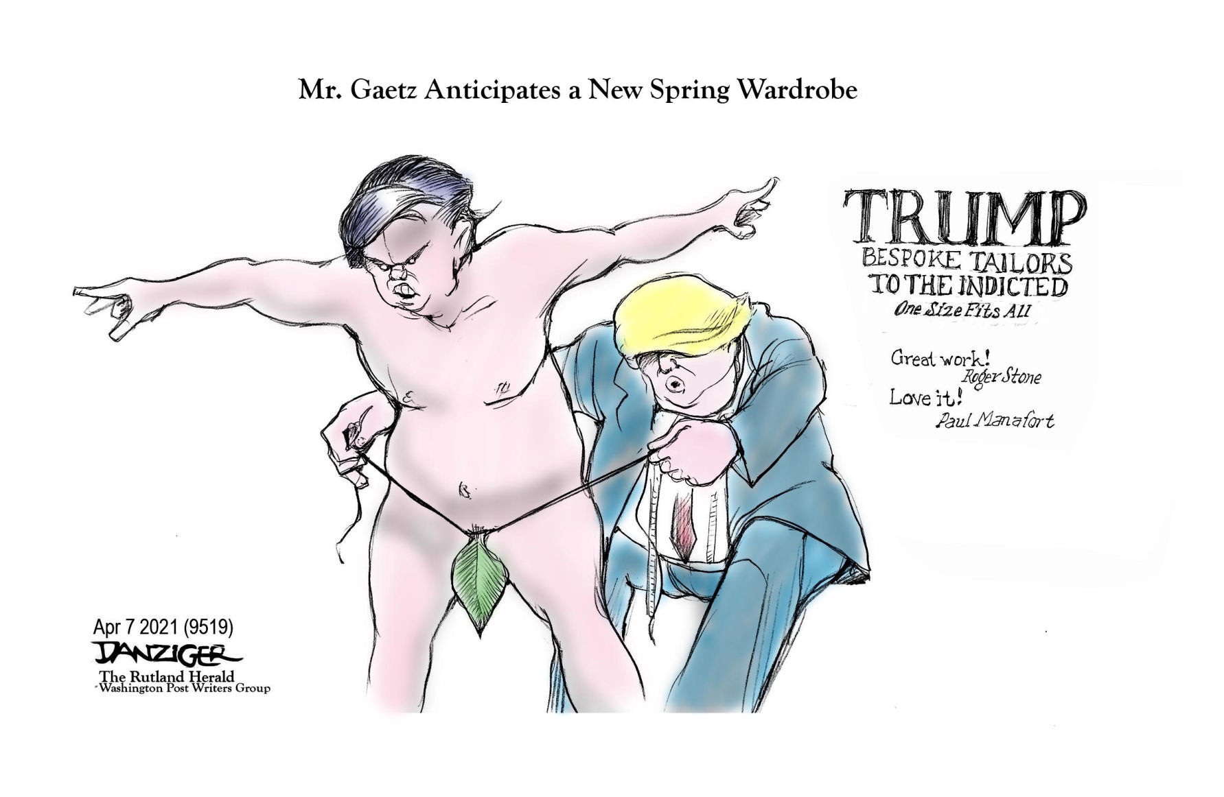 Jeff Danziger cartoon